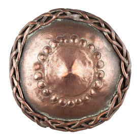 Round copper button/brooch (Version 1)