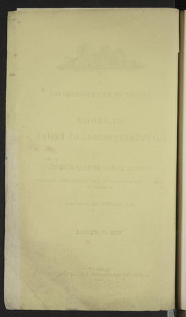 Annual Report 1851-52 (Front cover, Version 2)