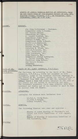 Minutes, Aug 1937-Jul 1945 (Page 171, Version 1)