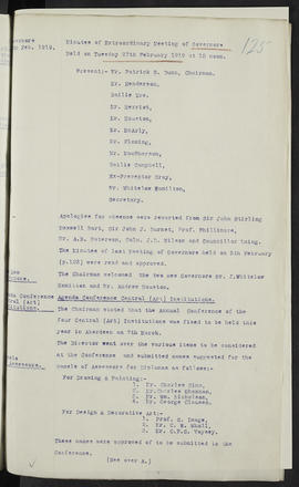 Minutes, Oct 1916-Jun 1920 (Page 125, Version 1)