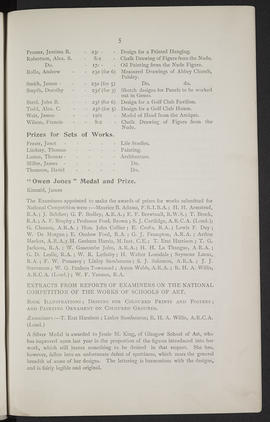 Prize List 1898-99 (Page 5)