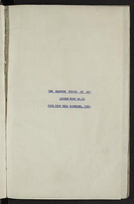 Minutes, Jul 1920-Dec 1924 (Flyleaf, Page 3, Version 1)
