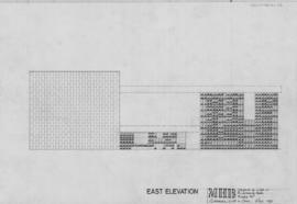 East elevation - Layout of tiles in entrance hall: 1/2"