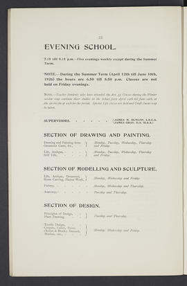 General prospectus 1925-1926 (Page 22)