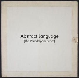 One print from 'Abstract Language' (The Philadelphia Series) (Version 2)