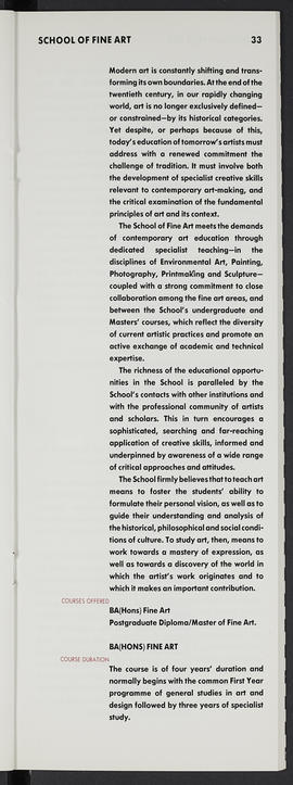 General prospectus 1994-1995 (Page 33)