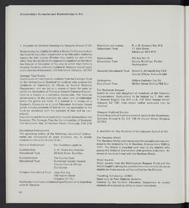 General prospectus 1972-1973 (Page 42)