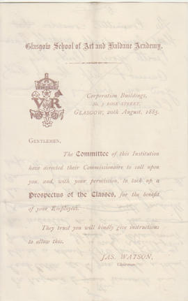 Letter received by Simmonds from Edward Catterns, GSA Secretary (Version 16)