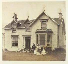 (A villa with family in front - Dunoon?)
