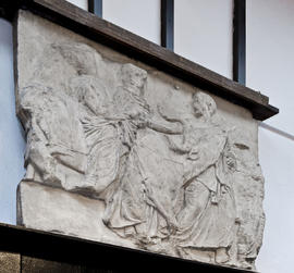 Plaster cast of Parthenon Frieze (South Frieze XLIV)
