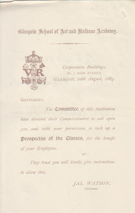 Letter received by Simmonds from Edward Catterns, GSA Secretary (Version 1)