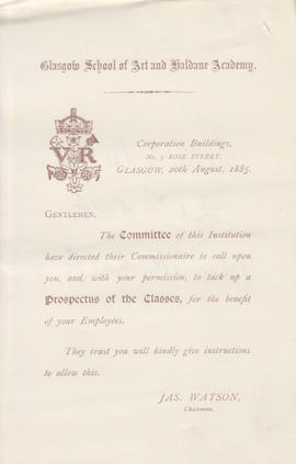 Letter received by Simmonds from Edward Catterns, GSA Secretary (Version 1)