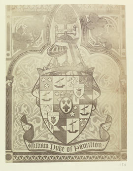 Duke of Hamiton coat of arms window