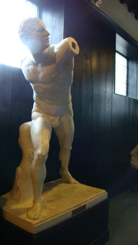 Plaster cast of Borghese Warrior