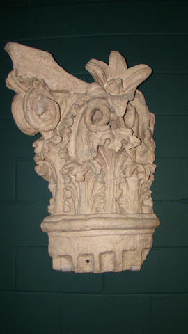 Plaster cast of capital from the Temple of Vesta