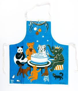 "Happy Birthday" apron