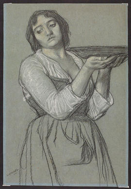 Woman holding plate