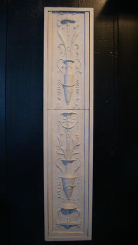 Plaster cast of relief panel with vases (Version 3)