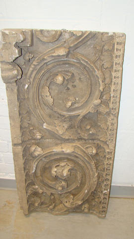 Plaster cast of large foliage panel (Version 1)
