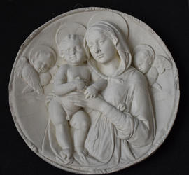 Plaster cast of Virgin and Child roundel (Version 1)