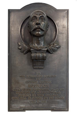 Bourdon memorial bronze (Version 1)