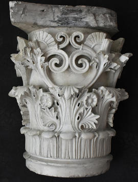 Plaster cast of Corinthian capital with stylised acanthus (Version 2)