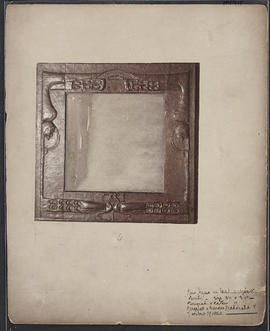 Mirror frame in lead