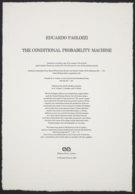 Conditional Probability Machine