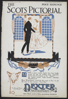 Magazine page for The Scots Pictorial - dancing couple