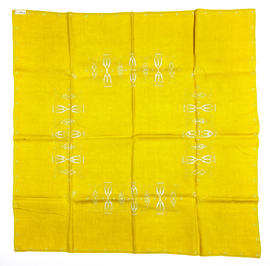 Yellow linen tablecloth (Version 2)