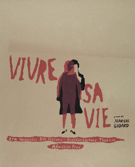 Poster for a film screening of Vivre Sa Vie