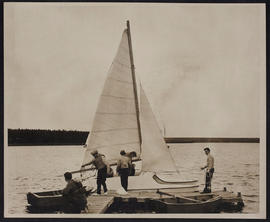Photograph of a catamaran