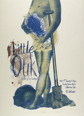 Poster for a film screening of 'Little Otik'