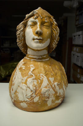Bust of young man in armour (Version 1)