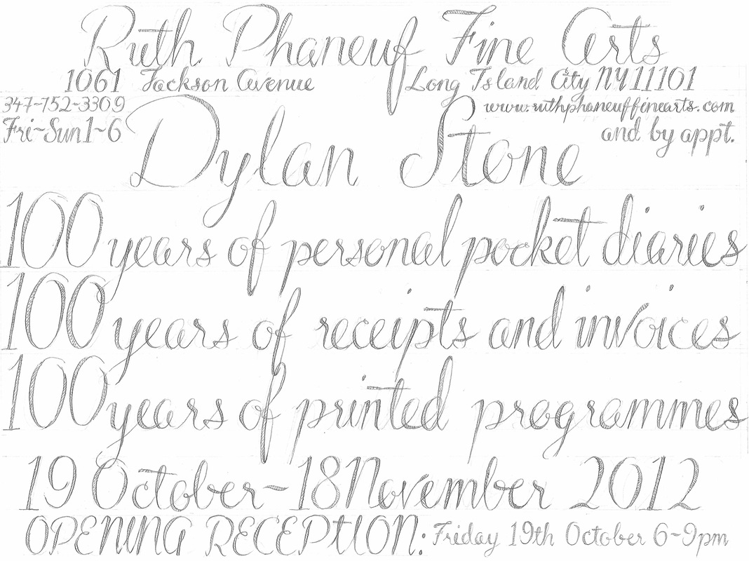 Dylan Stone: 100 Years of Personal Pocket Diaries