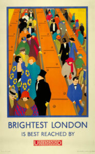 Brightest London, London Underground Poster, 1924