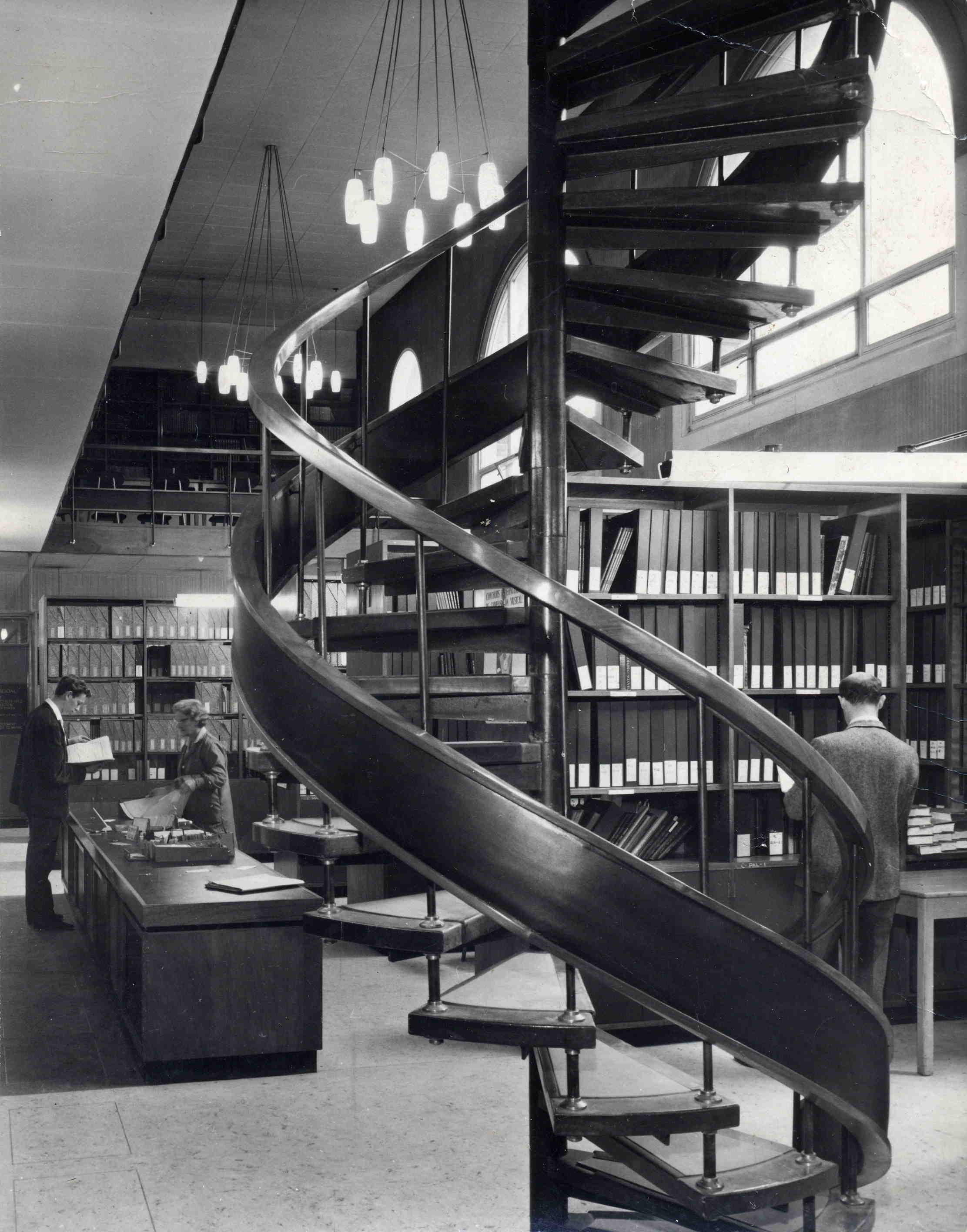 Old Glasgow Athenaeum Library 1960s 