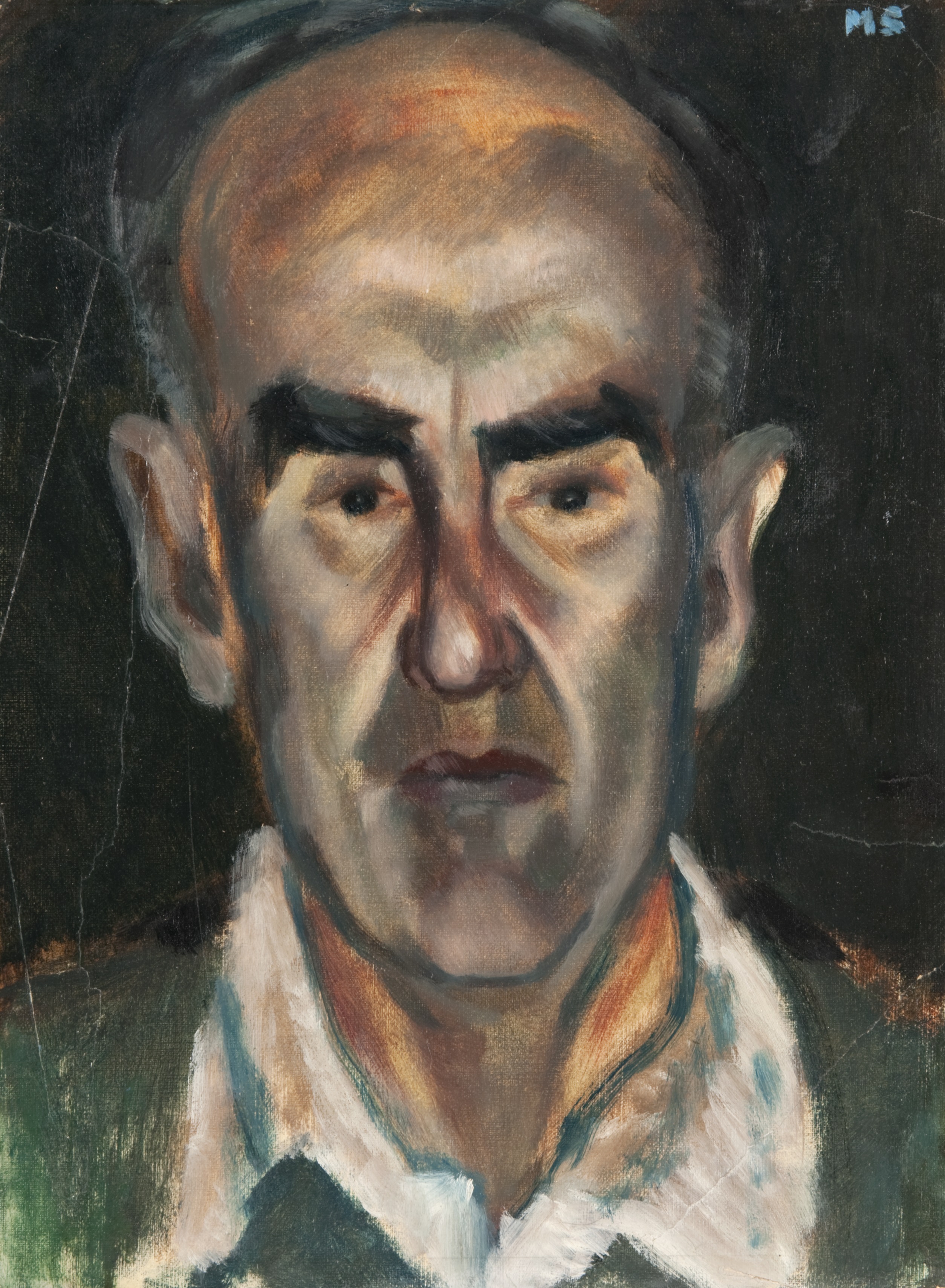 Portrait of Fred Selby, by unknown artist (possibly M Selby), 1943 