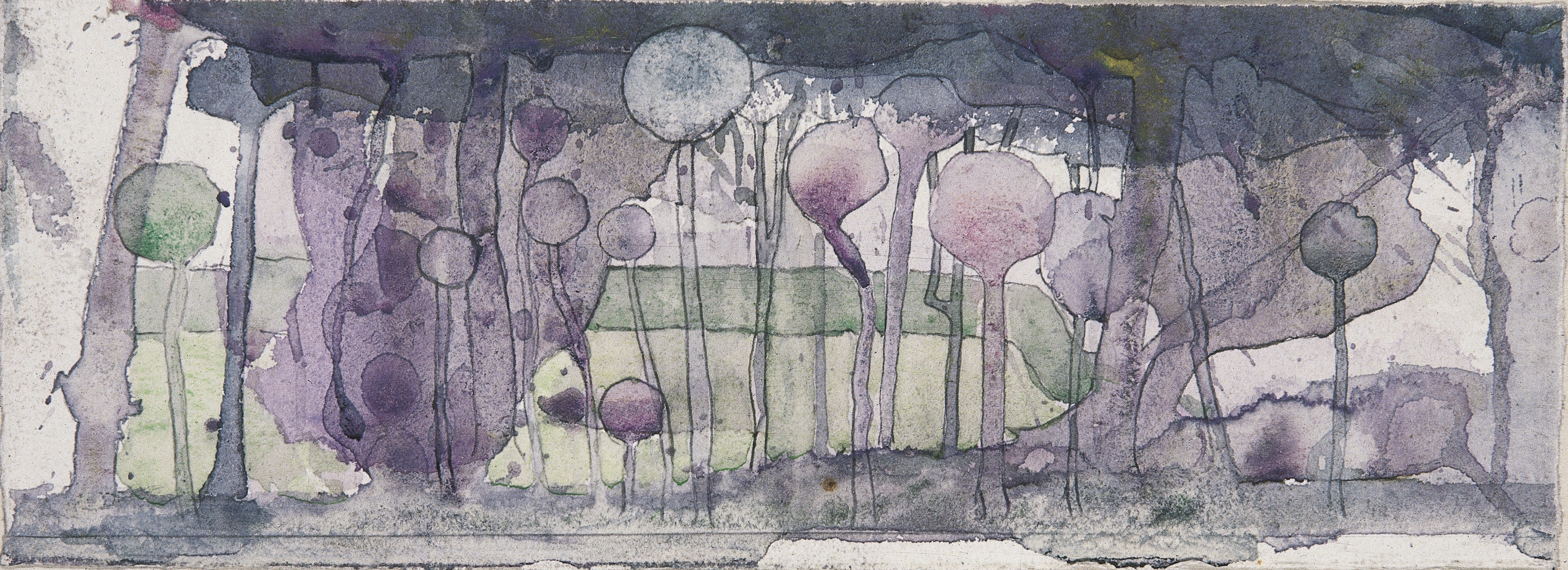 Cabbages in an Orchard, by Charles Rennie Mackintosh, from The Magazine, April, 1894 