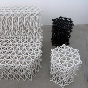 Japanese designer Yuya Ushida uses mechanical engineering to generate his XXXX furniture range for Dutch brand Ahrend.