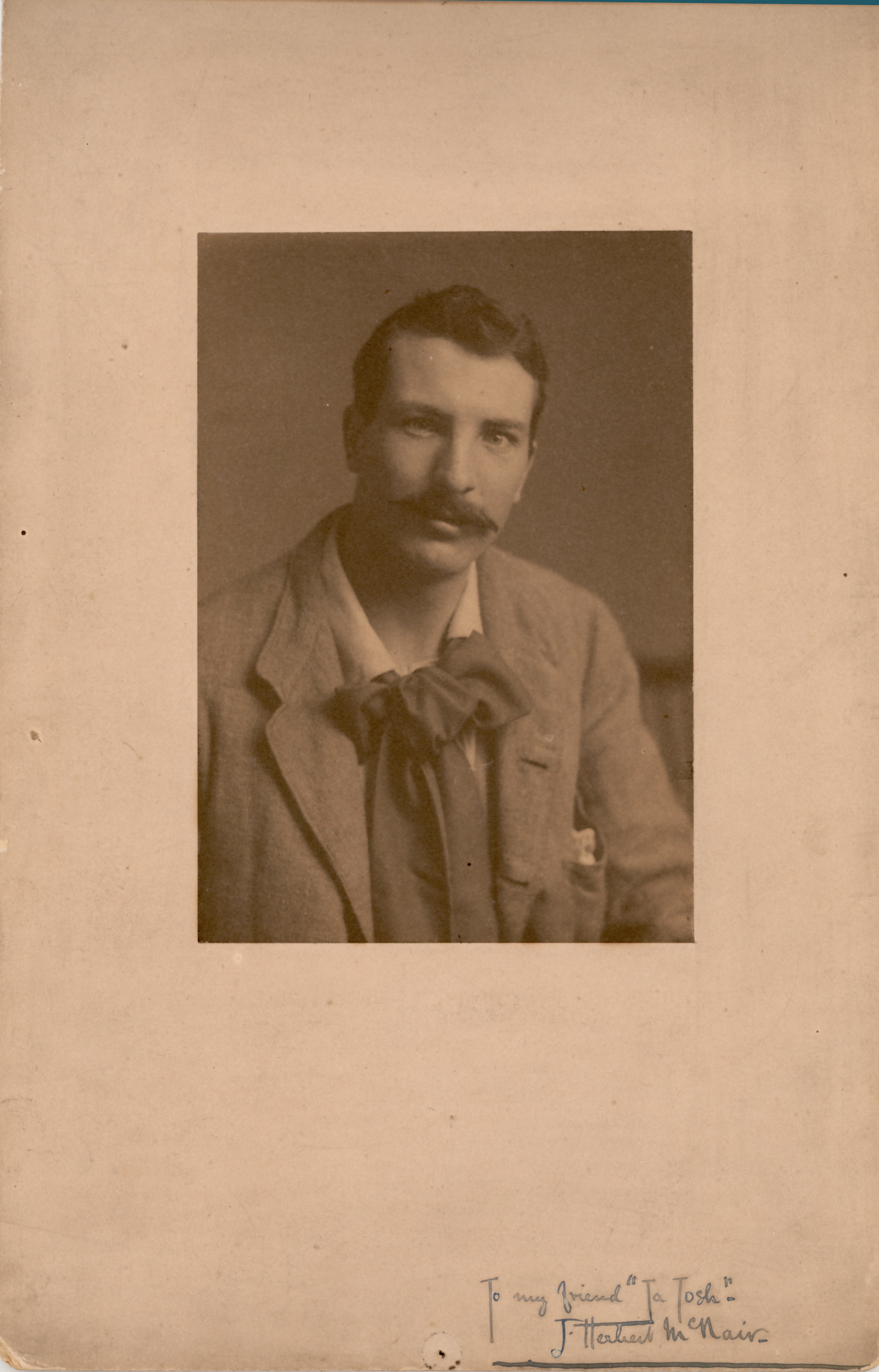 Portrait of Herbert McNair, late 19th-early 20th century