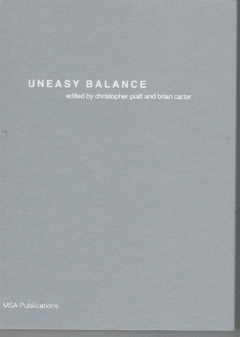 'Uneasy Balance' Front Cover