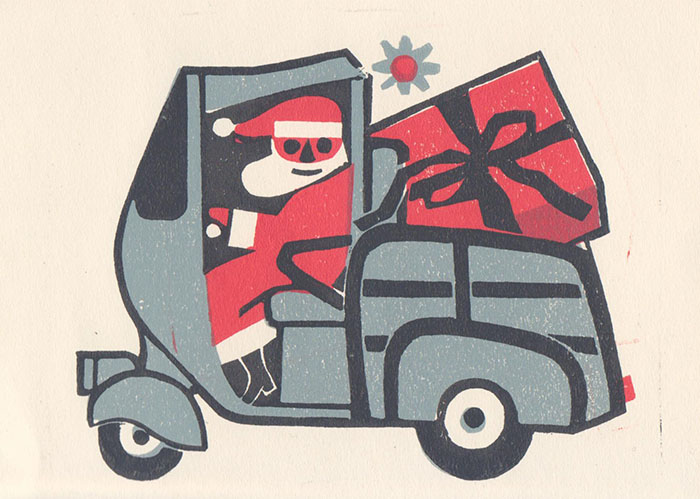 DC 073/1, Untitled Christmas card by Conrad McKenna, c1990s