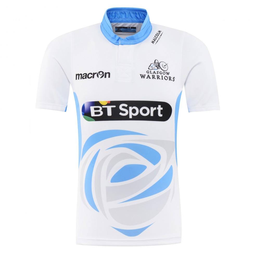 Glasgow Warrior's Shirt. Image courtesy of Macron