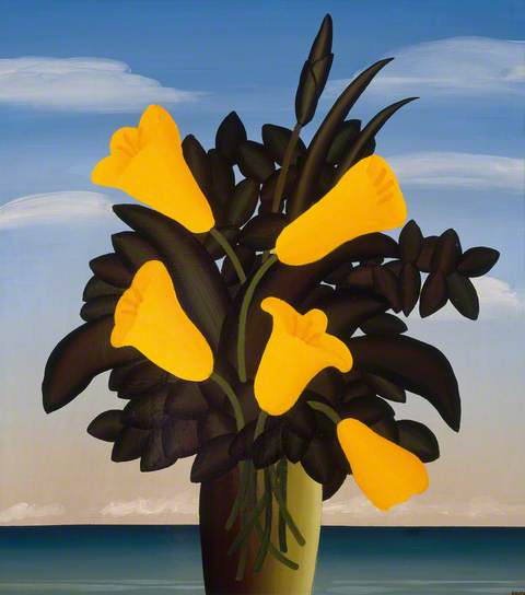 Flower Piece by Jack Knox. Image courtesy of BBC Your Paintings, City of Edinburgh Council, City Art Centre