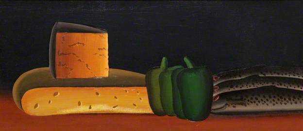 Still Life with Fish by Jack Knox. Image courtesy of BBC Your Paintings