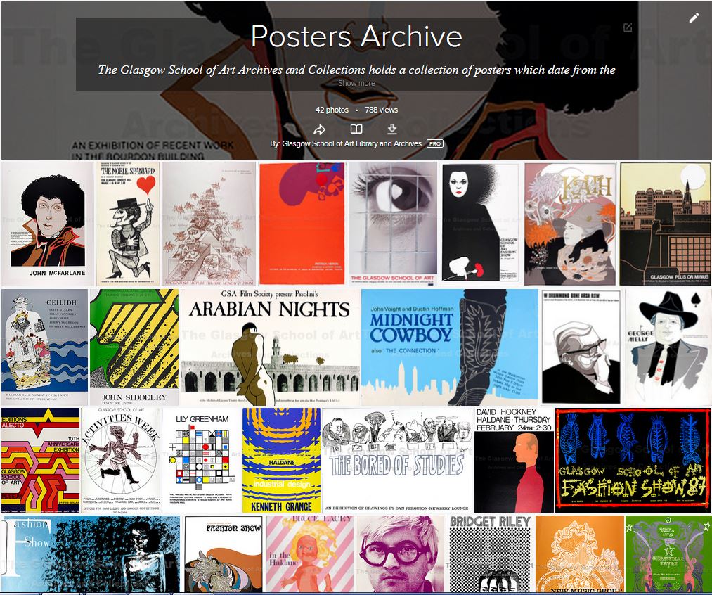 GSA Archives and Collections Flickr. Poster Archive