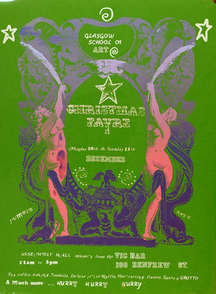 Poster for The Glasgow School of Art Christmas Fayre, 1990 (Archive reference: GSAA/EPH/10/4)