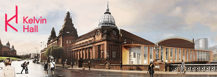 Kelvin Hall from Arygle Street. Image courtesy of Glasgow Museums