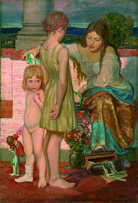 Mère et ses deux filles by George Baltus 1913. Image courtesy of Vincent Lécuyer 